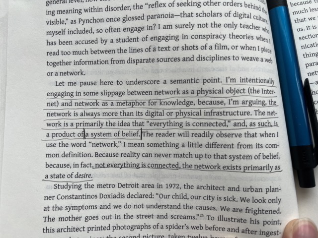 A snippet from Tung-Hui Hu's A Prehistory of the Cloud (2015) sent to me by a friend.